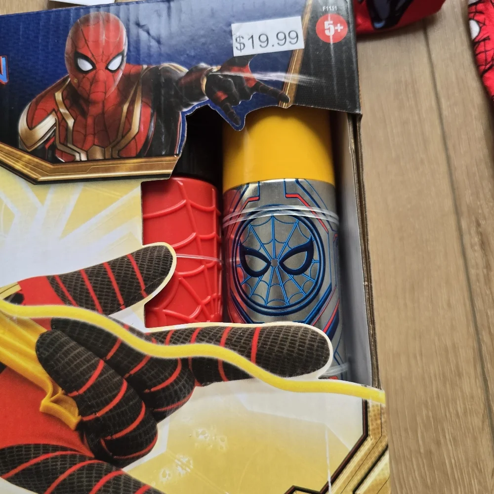 Spider-Man Spiderman Toddler Boys Tight Fit Pajama 3 Piece Set Bundle With Toy